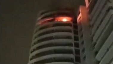 India News | Fire Breaks out Due to Short Circuit at Apartment in Noida