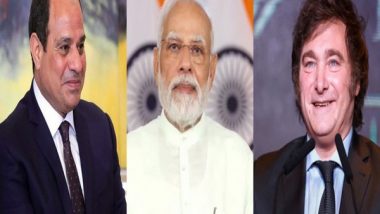 World News | PM Modi Thanks Presidents of Egypt, Argentina on Congratulating Him for Election Win