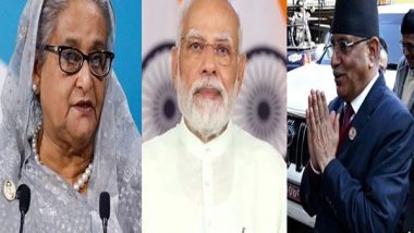 Narendra Modi Swearing-In Ceremony: Bangladesh PM Sheikh Hasina to Arrive in Delhi on June 7; Nepal PM Prachanda Confirms Attendance