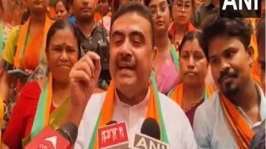 India News | BJP Leader Suvendu Adhikari Urges West Bengal Governor to Prevent Recurrence of 2021 Post-poll Violence