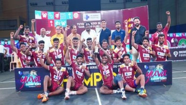Sports News | Yuva Kabaddi Series TN Clubs 2024: VELS University Wins After Beating Karpagam University in Final