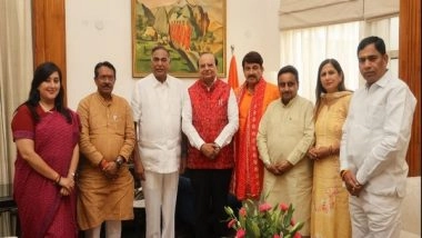 India News | Newly Elected BJP MPs from Delhi Call on LG VK Saxena