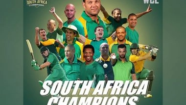 Sports News | South Africa Champions Announce Squad for World Championship of Legends