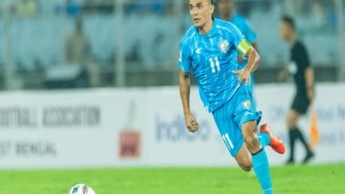 Sports News | Kuwait Hold India for a Goalless Draw in Sunil Chhetri's Farewell Match