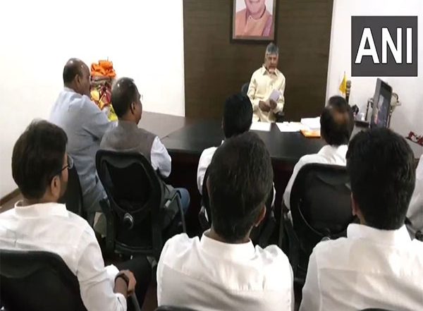 India News | Chandrababu Naidu Chairs Meeting with TDP MPs in Vijayawada