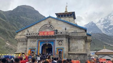 India News | Uttarakhand: Over 7 Lakh Devotees Visited Kedarnath Dham Since May 10