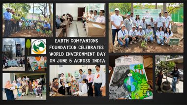Business News | Earth Companions Foundation Celebrates World Environment Day with Tree Plantation Drives in Mumbai, Delhi, Rampur and Rural UP