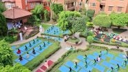 World News | International Day of Yoga 2024: Indian Embassy in Nepal Organises Yoga Session in Front of Pashupatinath Temple