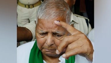India News | Land for Job Case: CBI Files Final Charge Sheet Against Lalu Prasad, 77 Other Accused