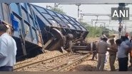 India News | Goods Train Derailed Near Faridabad Railway Station