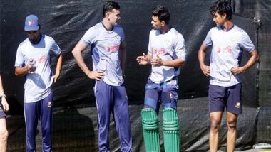 Sports News | T20 WC: Bangladesh Skipper Najmul Hossain Shanto Wins Toss, Opts to Field Agaisnt Sri Lanka