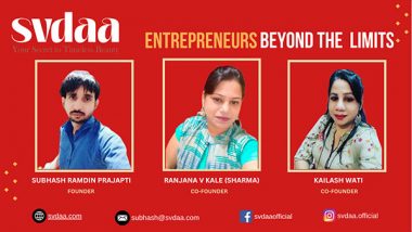Business News | Svdaa: All Set to Create New Milestones in the World of Beauty