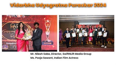 Business News | SwiftNLift Media Group Proudly Presents Vidarbha UdyogRatna Puraskar 2024