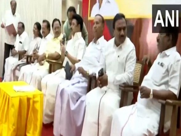 India News | DMK Chief MK Stalin Chairs Meeting of Party MPs in Chennai ...
