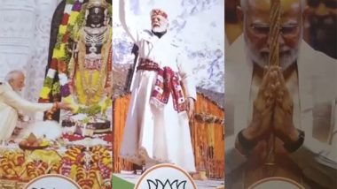India News | Posters of Narendra Modi Put Up in Delhi Ahead of His Swearing-in Ceremony