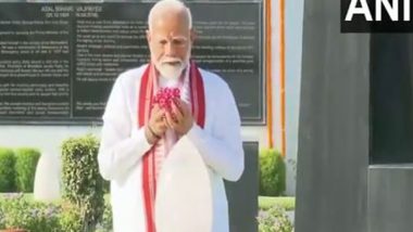 India News | Narendra Modi Pays Tribute to Ex-PM Atal Bihari Vajpayee Ahead of Oath-taking as PM
