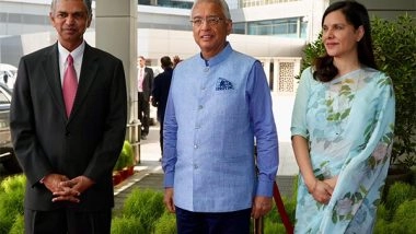 World News | Mauritius PM Jugnauth Arrives to Attend PM Modi's Swearing-in Ceremony