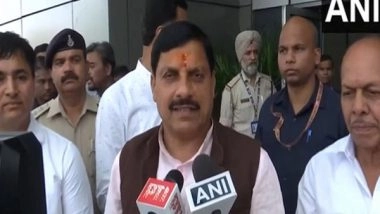 India News | MP CM Mohan Yadav Arrives in Delhi for PM-designate Narendra Modi's Oath Ceremony