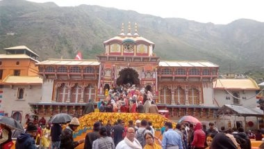 India News | Uttarakhand: Temperature Falls in Badrinath After Light Rainfall
