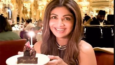 Entertainment News | Shilpa Shetty Shares Glimpse from Birthday Celebration, Thanks Fans for Love