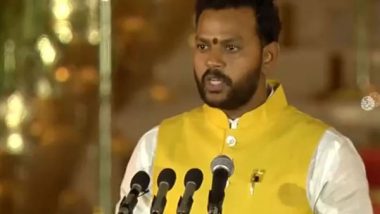 India News | TDP's Ram Mohan Naidu Takes Oath as Minister in Modi 3.0 Cabinet