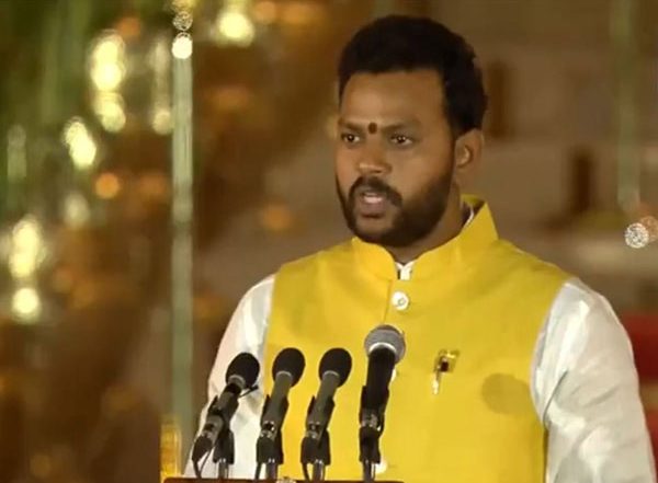 India News | TDP's Ram Mohan Naidu Takes Oath as Minister in Modi 3.0 Cabinet