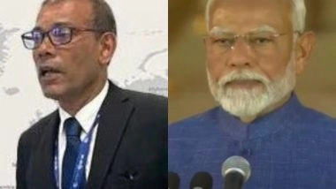 World News | Former Maldives President Congratulates Narendra Modi on His Third Term as India's PM