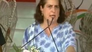 India News | Reasi Terror Attack: Priyanka Gandhi Vadra Expresses Condolences to Bereaved Families