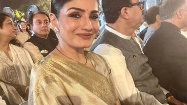 Entertainment News | Raveena Tandon Attends Oath Ceremony of PM Narendra Modi