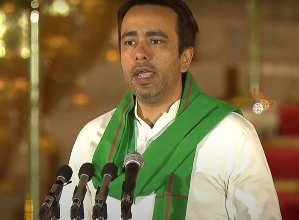 India News | BJP's Sarbananda Sonowal, Arjun Ram Meghwal; RLD Chief Jayant Chaudhary Sworn-in as Union Ministers in Modi 3.0 Cabinet