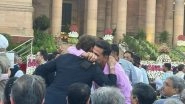 Entertainment News | SRK, Akshay Kumar's Heartwarming Embrace Steals the Show at PM Modi's Swearing-in Ceremony