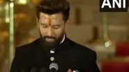 Entertainment News | Chirag Paswan's Tri-colour Fashion Statement Hogs Attention at PM Modi's Oath Ceremony