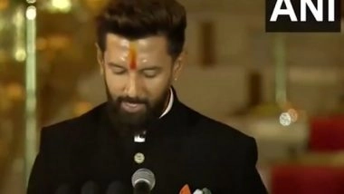 Entertainment News | Chirag Paswan's Tri-colour Fashion Statement Hogs Attention at PM Modi's Oath Ceremony
