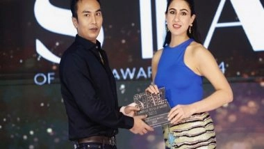 Business News | Rising Star Sushim (Rahul) Gaikwad Honored with Young Investor and Producer Award in Bollywood by Actress Sara Ali Khan