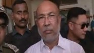 India News | Manipur CM Biren Singh's Security Convoy Attacked by Armed Miscreants