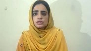 World News | Mahrang Baloch Criticises Global Silence on Atrocities Against Baloch in Pakistan
