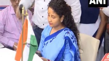 India News | Jharkhand: JMM Leader Kalpana Soren Sworn in as an MLA from Gandey Assembly Constituency