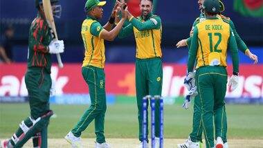 Sports News | Markram's Gamble on Maharaj Pays off as South Africa Seal Win in Dramatic Fashion over Bangladesh