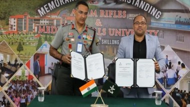 India News | Assam Rifles Ink MoU to Empower Families of Personnel with Skill-based Educational Opportunities