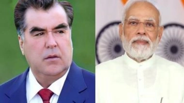World News | Tajikistan President Sends Congratulatory Message to PM Modi on Getting Re-elected for Third Consecutive Term