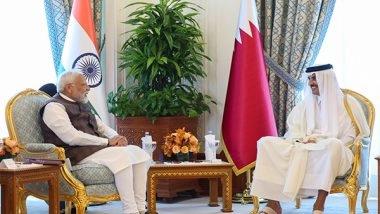 World News | PM Modi Receives Congratulatory Call from Emir of Qatar; Both Leaders Reaffirm Commitment to Further Strengthen Ties