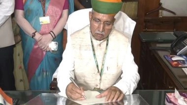 India News | Arjun Ram Meghwal Takes Charge as MoS in Law Ministry