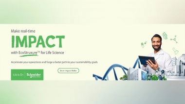 Business News | Schneider Electric Launches EcoStruxure for Life Science Segment, Accelerating Sustainability in Indian Pharma Industry