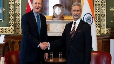 World News | UK Foreign Secy Congratulates Jaishankar on His Reappointment as Minister of External Affairs