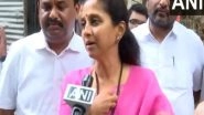 India News | Supriya Sule Welcomes RSS Chief's Remarks over Manipur, Suggests Sending All-party Committee to State
