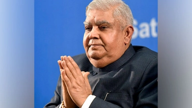 World News | Vice President Jagdeep Dhankhar Condoles Demise of His Malawi Counterpart Saulos Chilima in Plane Crash