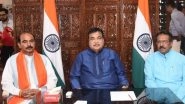 India News | Nitin Gadkari Takes Charge as Union Minister of Road Transport and Highways for Third Consecutive Time