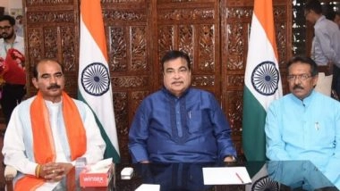 India News | Nitin Gadkari Takes Charge as Union Minister of Road Transport and Highways for Third Consecutive Time