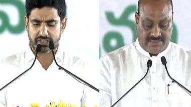 India News | Andhra: TDP's Nara Lokesh, Atchannaidu Sworn-in as Ministers in Naidu Cabinet