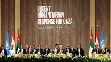 World News | India Participates in Conference on Humanitarian Response for Gaza Held in Jordan